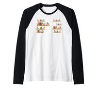 Support Your Local Library Bookworm Librarian Book Reading Raglan Baseball Tee