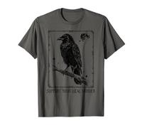 Support Your Local Murder, Gothic Crow Raven, Dark Humor T-Shirt