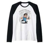 Support Your Local Nurse Running Coffee Raglan Baseball Tee