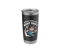 Support Your Local Nurse Running Coffee Stainless Steel Insulated Tumbler