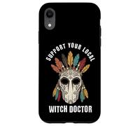 Support Your Local Witch Doctor Mask Case for iPhone XR