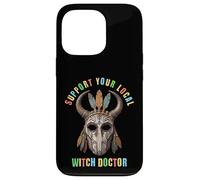 Support Your Local Witch Doctor Shaman Mask Case for iPhone 13 Pro