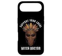 Support Your Local Witch Doctor Tribal Mask Case for iPhone Air