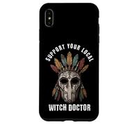 Support Your Local Witch Doctor Tribal Mask Case for iPhone XS Max