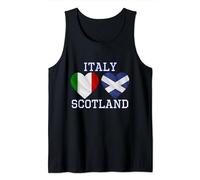Support your nation, rugby is coming, Italy v Scotland Tank Top