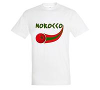 Supportershop Men Morocco T-shirt - white Medium