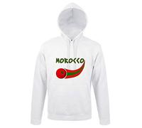Supportershop Morocco Hoodie Sweatshirt - White, X-Large