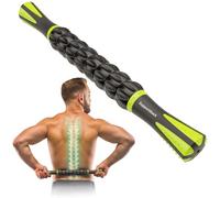 Supportiback - Muscle Therapy Massage Stick - 360° Coverage - Ridged Gears for Deep Release - BIO-Based & Carbon-STRENGTHENED - Physiotherapist Designed