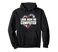supporting look mum no computer for european music show may Pullover Hoodie
