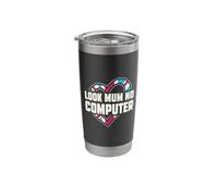 Supporting Look Mum no Computer for European Music Show May Stainless Steel Insulated Tumbler