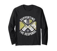 Supporting The Response Emergency Radio Long Sleeve T-Shirt