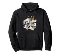 Supporting The Response Emergency Tech Operator Pullover Hoodie