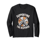 Supporting The Response Radio Emergency Crew Long Sleeve T-Shirt