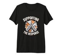 Supporting The Response Radio Emergency Crew Premium T-Shirt
