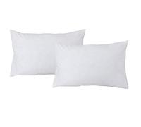 Supportive 50cm x 75cm Quality Machine Washable PET fibre Cushion Pad Inner Filler in White