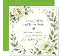 Supportive Good Luck Card, Uplifting Words When It Matters Most