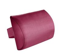 Supportive Lounge Chair Pillow with Adjustable Strap for Relaxing in the Sun (Red wine)
