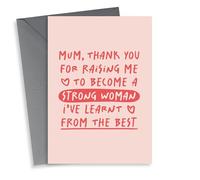 Supportive Mother's Day Card - Strong Woman