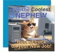 Supportive New Job Card for Nephew, Too Cool for the Old Job