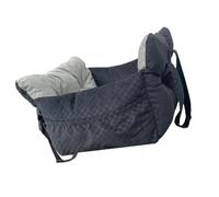 Supportive Pet Carrier Bed with Memory Foam Padding and Gripping Base Perfect for Road Trips Pet
