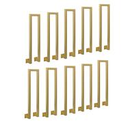 Supporto Per Corrimano Di Sicurezza Per Scale Color Oro Balaustre in Metallo Per Scale in Ferro Per Ringhiere Interne Gradini in Legno Piattaforme Per Soppalco Montaggio Lle Con Kit Di Viti