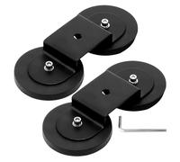 Supporto per luci - Supporto per luci magnetico | 2 pcs di montaggio per luci a LED con base magnetica | Staffe in lega di alluminio con sucker resistant, senza foratura, per tetto esterno di veic