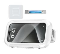 Supporto per Telefono da Doccia, Impermeable Custodia 480° Rotazione Porta Telefono Doccia, Anti-Appannamento Portacellular Touch Screen HD Scatola per Parete Bagno, via Smartphone Fino a 7 Inch