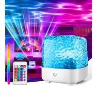 SUPPOU Ocean Wave Projector Lamp, Night Light with 2000mAh Battery, 16 Colors of Galaxy Projector and Sensory Lights, Perfect Choice for Ceiling Projector, Room Decor, Bedroom Accessories