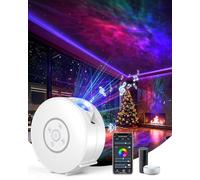 SUPPOU WiFi Galaxy Projector, Smart Night Light 3D Star Projector, Music+Planetarium+Nebula 3-in-1, New Multi-Functional Space lamp, Compatible with Alexa and Google for Room Decor