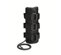 Suppressor Cover for Field Use and Outdoor Carry, Padded Oxford Outer with 3 Strap Wrap and Drawcord Tail Design Suppressor Wrap Sleeve Guard Drawcord Tail Strap Retention Padded Shell Oxford Outer