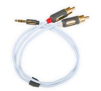 Supra Cables MP-2RCA Mini 3.5mm Stereo Jack to 2 RCA Plug Cable 0.5m