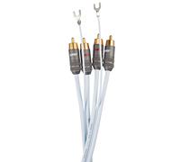 SUPRA Cables PHONO 2RCA-SC Analog Phono RCA Cable, 2m, Ice Blue