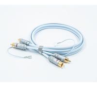 Supra Cables Phono Cable PHONO 2RCA-SC Analog 2x RCA 1.0 m Gold-Plated Blue