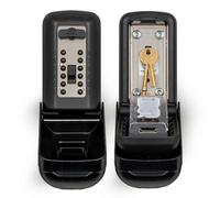 Key Safe™ Supra P500 Pro Key Safe Pro Police Preferred Outdoor with Anti- Tamper Plate Wall Mounted Push Button Key safe. Lock box for keys, fobs and access cards