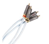 Supra Shielded RCA Phono Audio Cable with PPSL Plug, 2 m