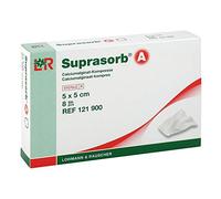 Suprasorb A Calcium Alginate Compression 8 Gauze Swabs 5 x 5 cm