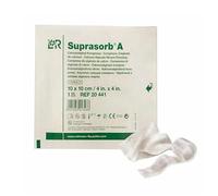 Suprasorb A Square Calcium Alginate Dressing, 10 x 10 cm