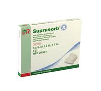 Suprasorb X + PHMB Compr 5x5cm 5