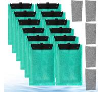 SUPRBIRD 12 Activated Carbon Filters & 5 Foam Filters Compatible with Tetra EasyCrystal Filter 250/300, Replacement Filter Pads for Tetra EasyCrystal, Suitable for Repto-DecoFilter