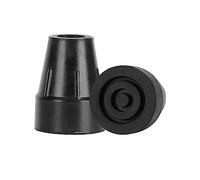supregear 22mm 7/8" Rubber Ferrules for Crutches (2-Pack), Heavy Duty End Caps for Walking Sticks, Canes, Added Metal Washer for Extra Strength, Walking Stick Rubber Feet Tips, Crutch Tips