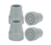 supregear 4X 25mm Rubber Walking Sticks Ends, Heavy Duty Rubber Ferrules for Zimmer Frames and Chairs with 1" Leg Tubing