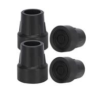 supregear 4X 25mm Rubber Walking Sticks Ends, Heavy Duty Rubber Ferrules for Zimmer Frames and Chairs with 1" Leg Tubing