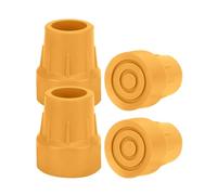 supregear 4X 25mm Rubber Walking Sticks Ends, Heavy Duty Rubber Ferrules for Zimmer Frames and Chairs with 1" Leg Tubing