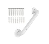 supregear Anti Bathroom Grab Rail - White Stainless Steel Shower Grab Bar Safety Handle - Support Rail for Bathtub Toilet Kitchen Stairway Towel - Handrail for Elderly, Children and Disability, 30 cm