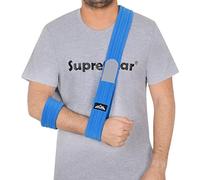 supregear Arm Sling, Adjustable Arm Support Strap, Lightweight Shoulder Immobilizer for Injured Elbow, Broken Collarbone, Torn Rotator Cuff, Dislocation or AC Separation, Left Right, Men Women