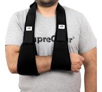 supregear Arm Sling Shoulder Immobilizer, Rotator Cuff Support Brace, Lightweight Comfortable Sling for Shoulder Injury, Broken, Dislocated, Fracture, Strain, Left Right, Men Women, Black