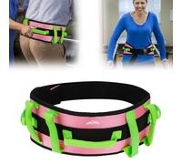 supregear Gait Belt - Anti-Slip Transfer Belts with 7 Handles and Easy-to-Use Buckle, Safety Gate Nursing Patient Assist for Lifting - Senior, Bariatric, Elderly, Physical Therapy, Pink