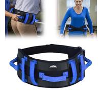supregear Gait Belt, Padded Transfer Aid with 7 Handles, Adjustable Caregiver Assist Strap for Seniors, Elderly & Bariatric Mobility Support, Black