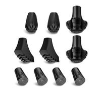 supregear Replacement Rubber Tips Set for Trekking Pole and Walking Stick, Anti-Slip Protectors for Most Inner Diameter of 11 mm/0.43" Hiking Sticks (Pack of 10)
