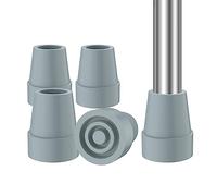 supregear Rubber Ferrules (4-Pack), 22mm Replacement Rubber End Caps for Walking Cane & Sticks Foot Pad Accessory